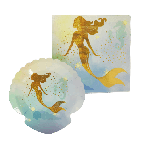 Mermaid Tableware Party Set